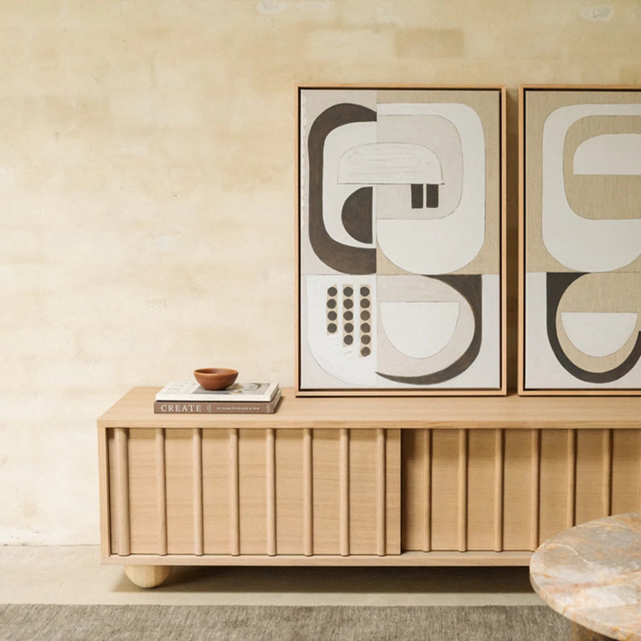 Pinch Entertainment Unit 210cm - Oak