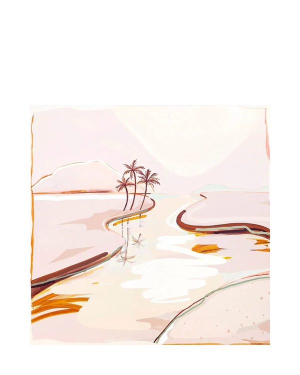 River Of Light Canvas Print 80Cm x 80Cm