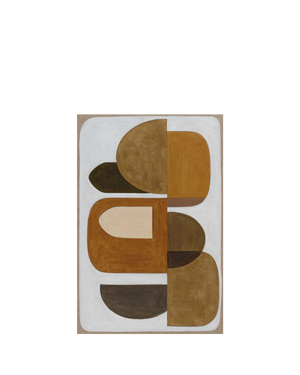 Sienna Arch Canvas Print 45cm x 30cm Black Frame
