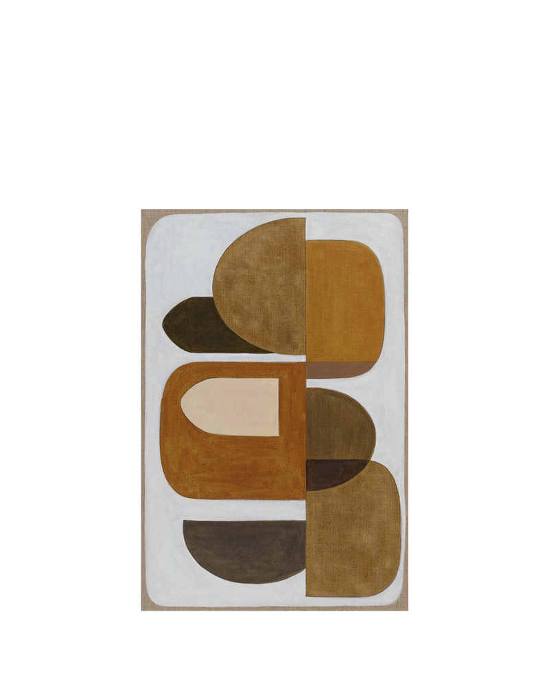 Sienna Arch Canvas Print 150cm x 100cm Black Frame