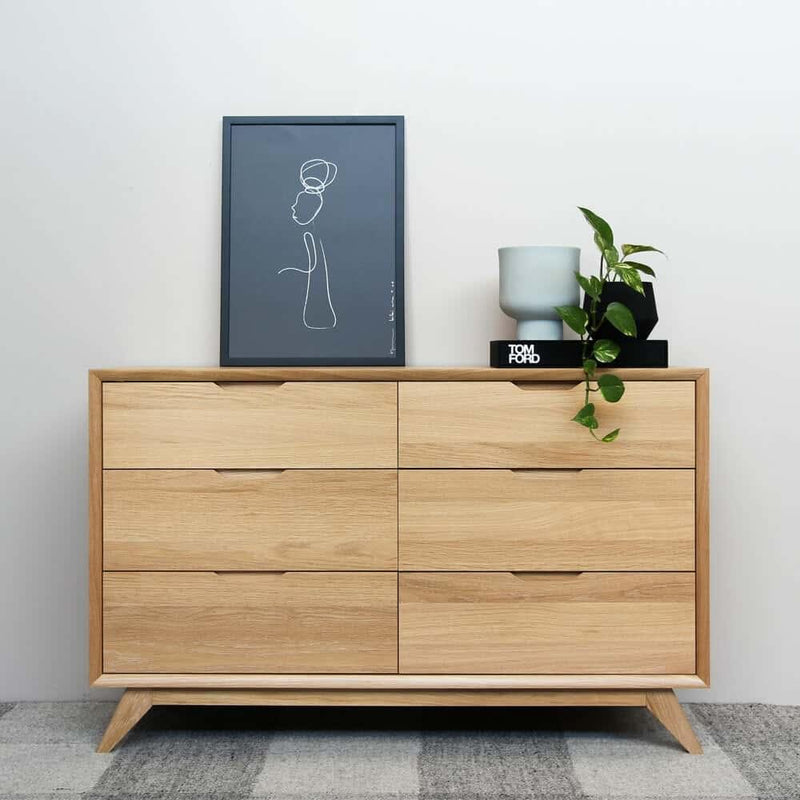Harper 6 Drawer Chest - Oak