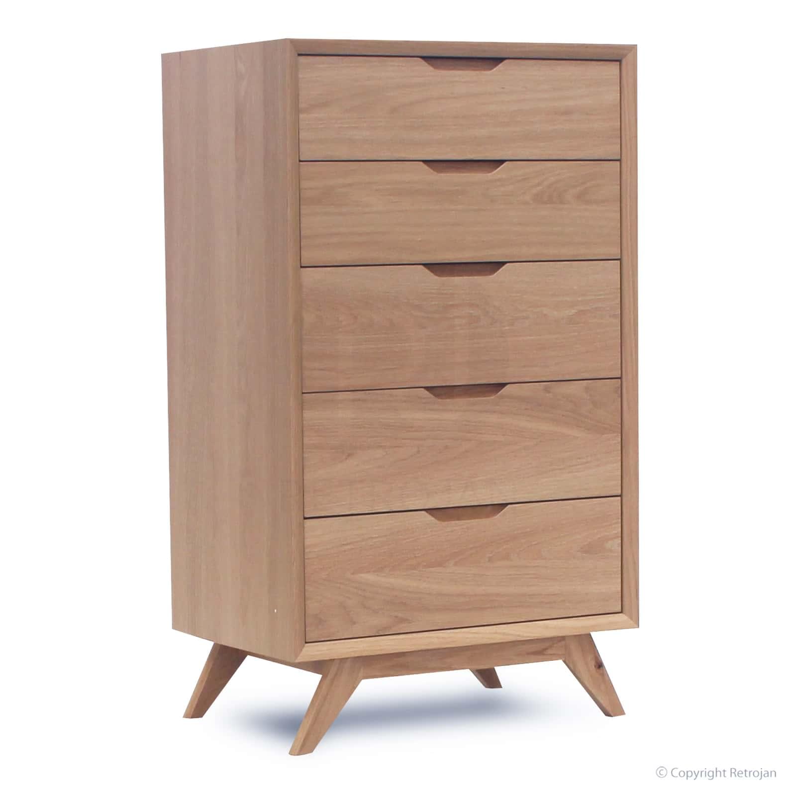 Harper 5 Drawer Chest - Oak