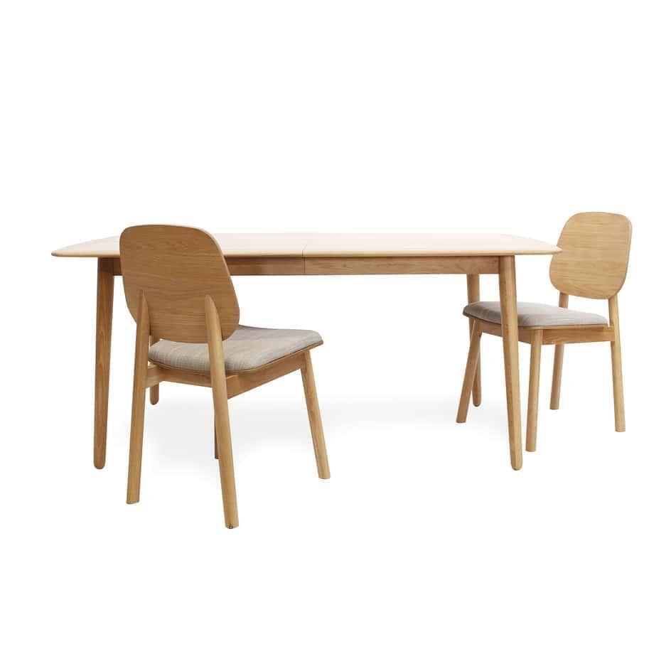 Akira Contemporary Extension Dining Table