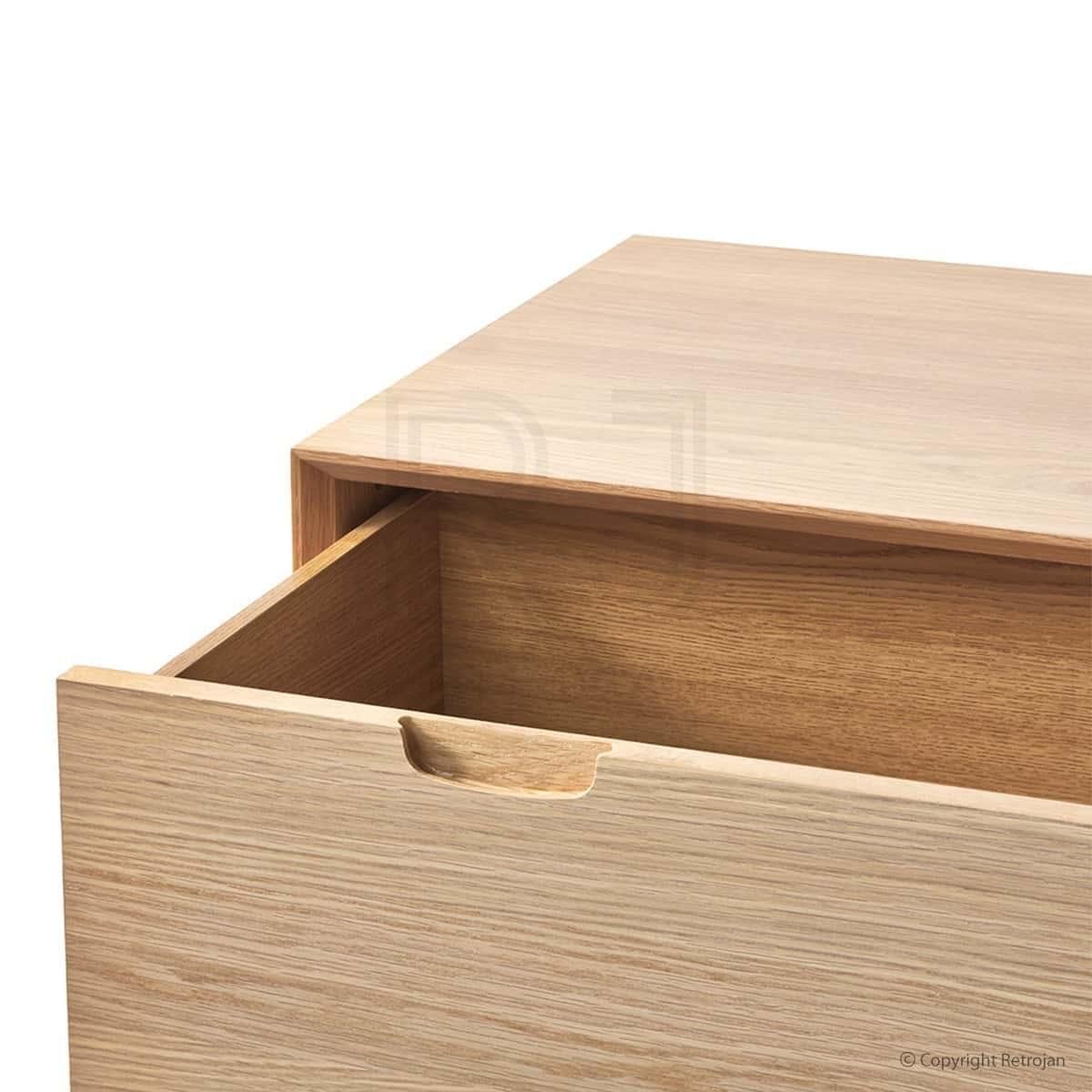 Mia 3 Drawer Chest - Oak