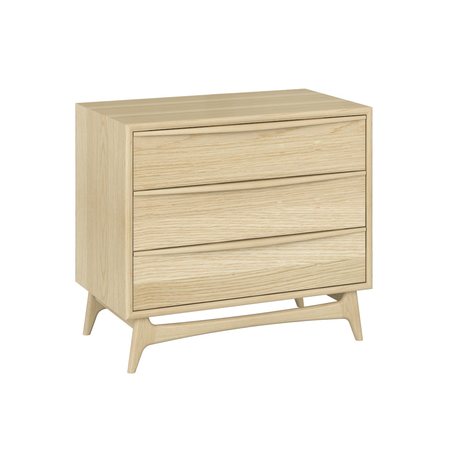 State 3 Drawer Chest - Oak