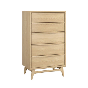 State 5 Drawer Chest - Oak