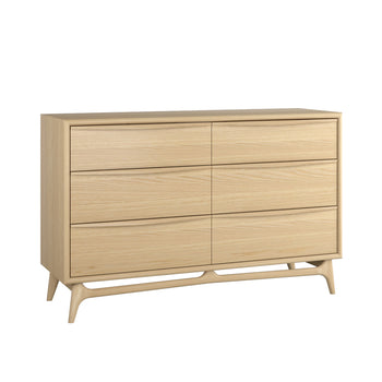 State 6 Drawer Chest - Oak