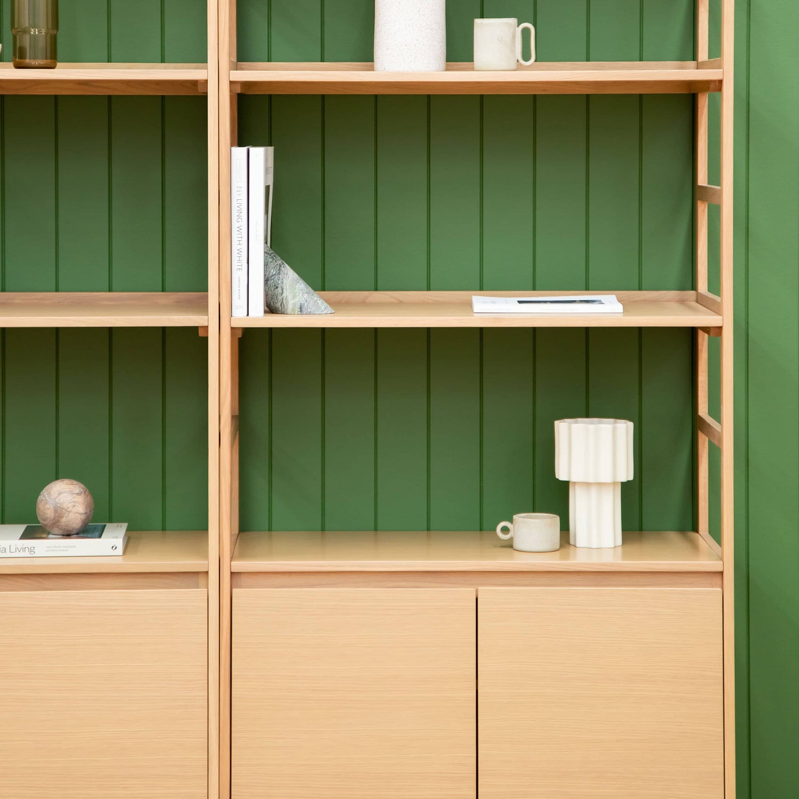 Buy Advance Shelving Unit Oak by RJ Living online RJ Living