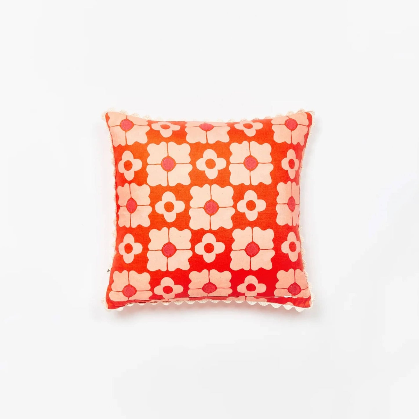 Carnation Cushion - Orange