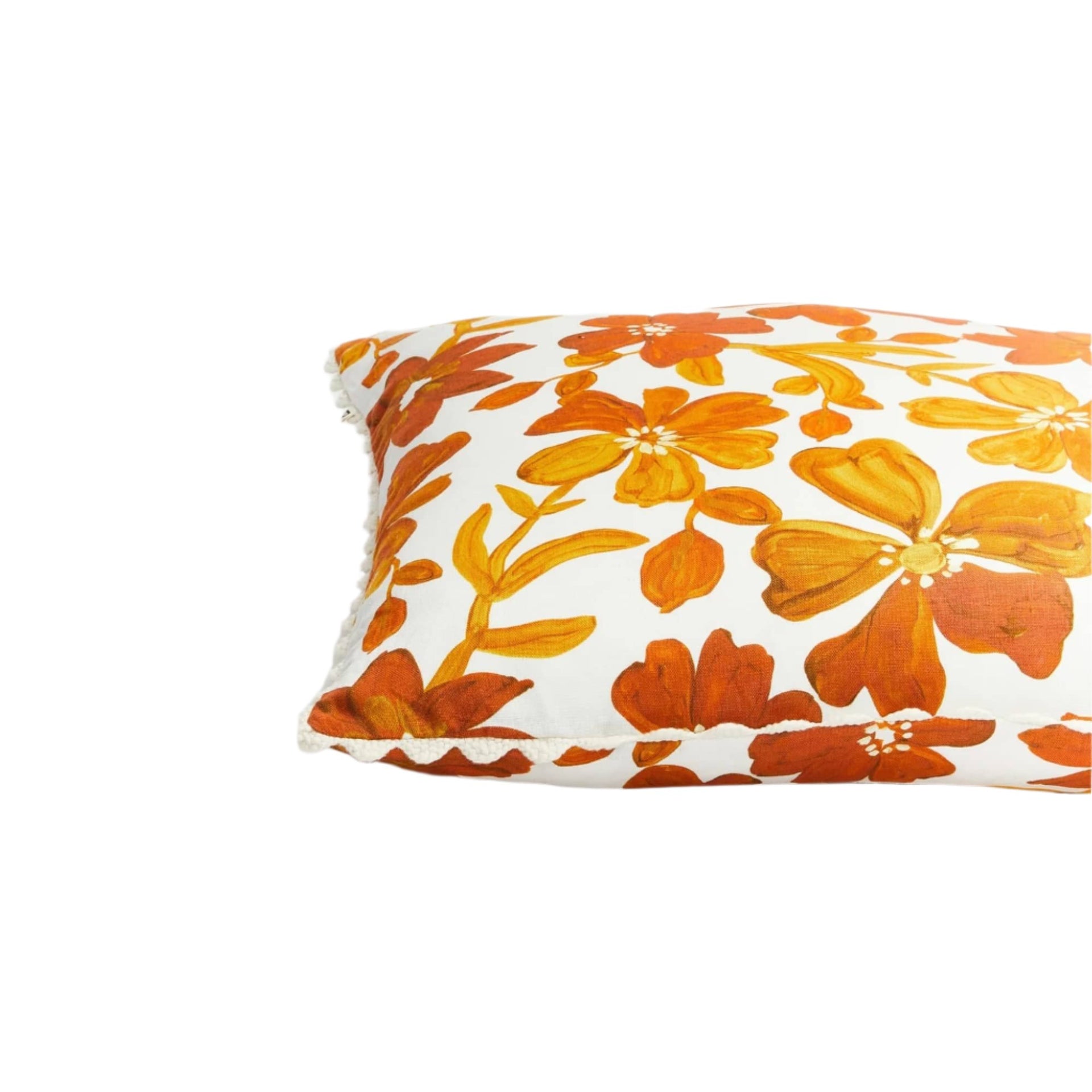 Small Dogwood Cushion - Rust