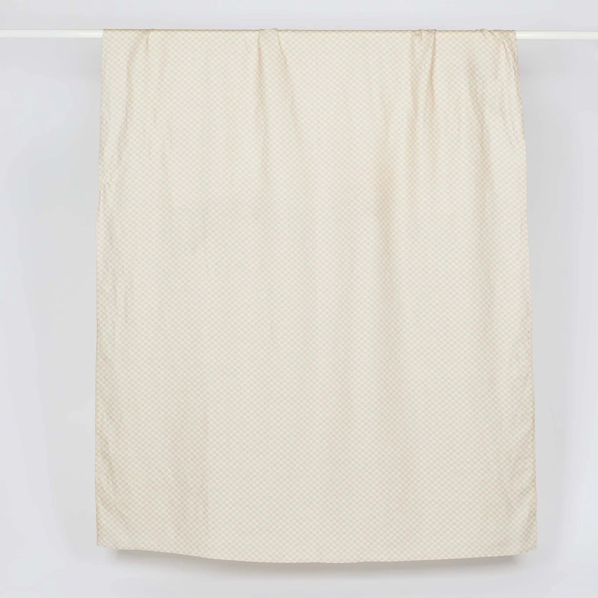 Tiny Checkers Tablecloth - Pink