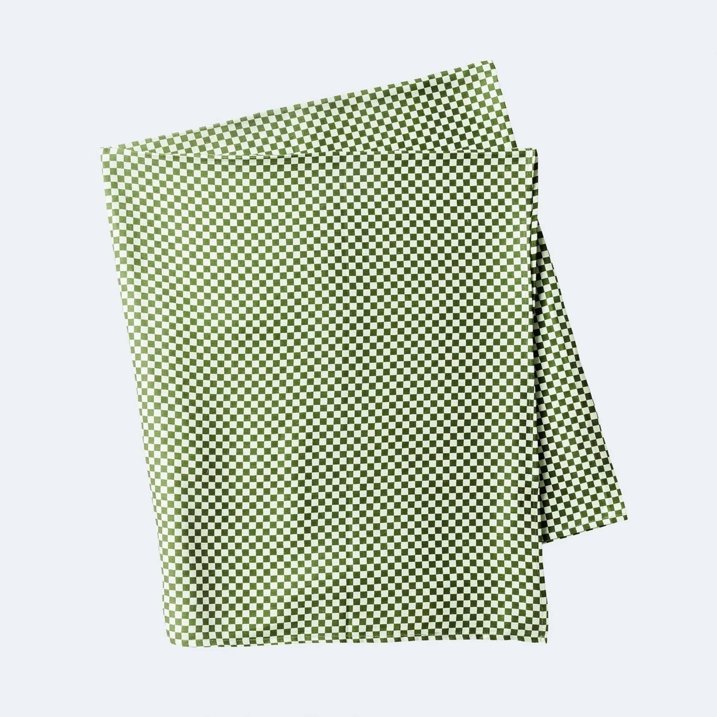 Tiny Checkers Tablecloth - Leaf