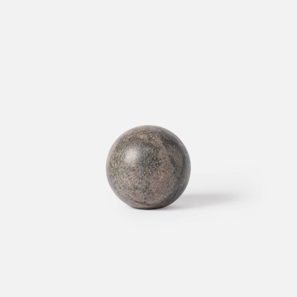 Geo Marble Sphere - Forest Green