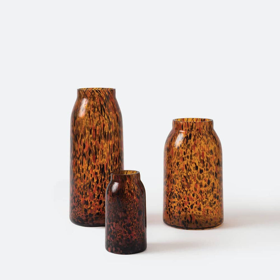 Otto Vase Large - Amber Speckle