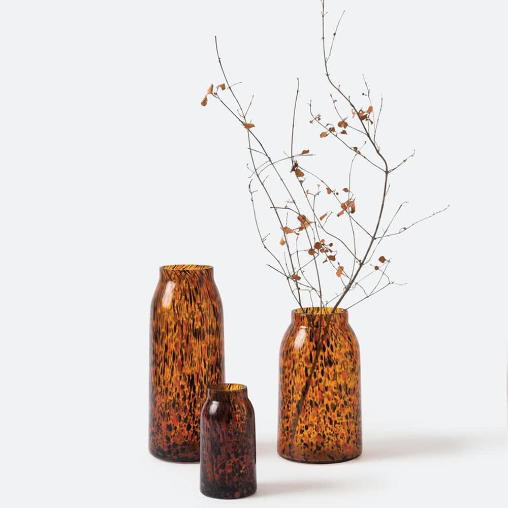 Otto Vase Small - Amber Speckle