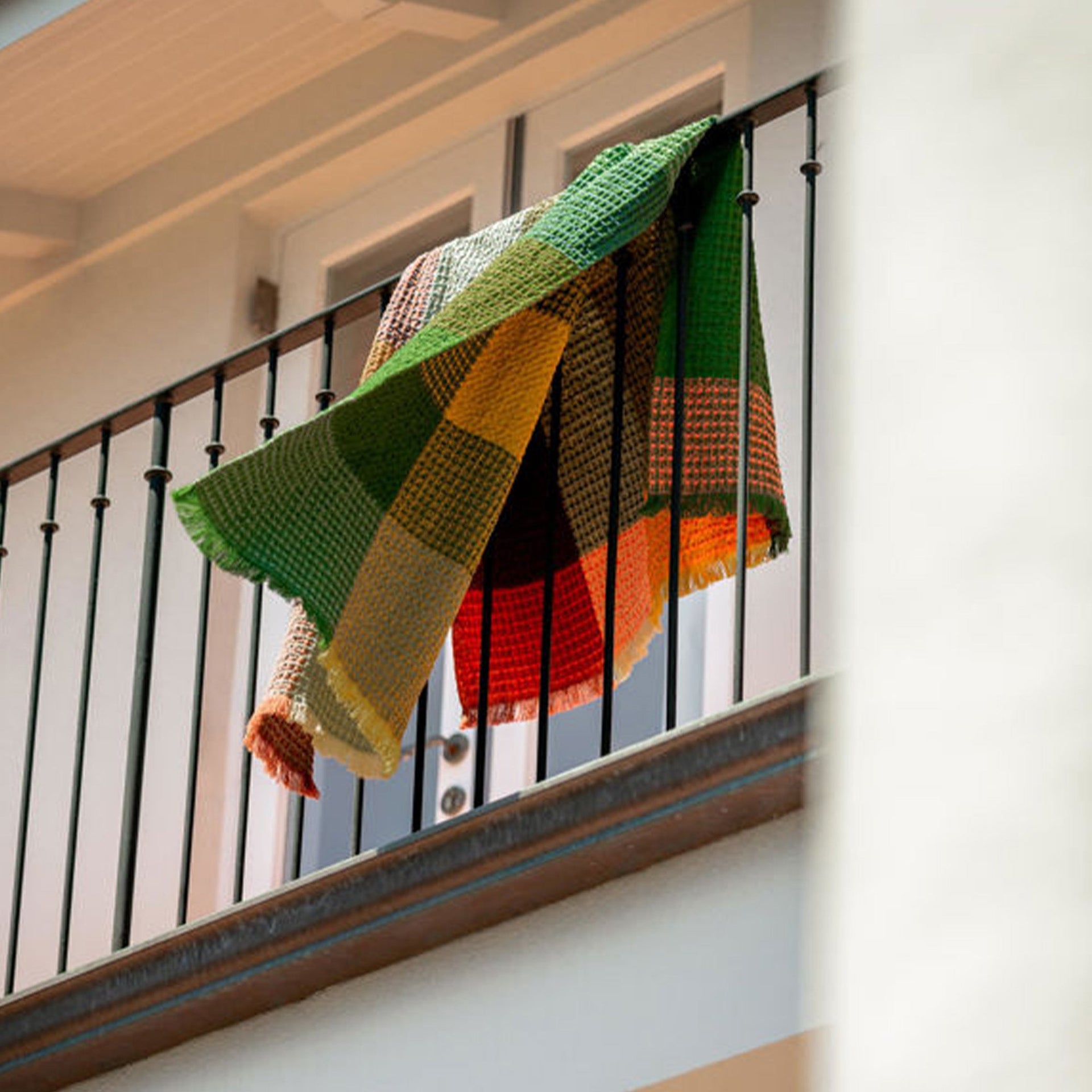 Cabin Towel - Spirulina/Multi