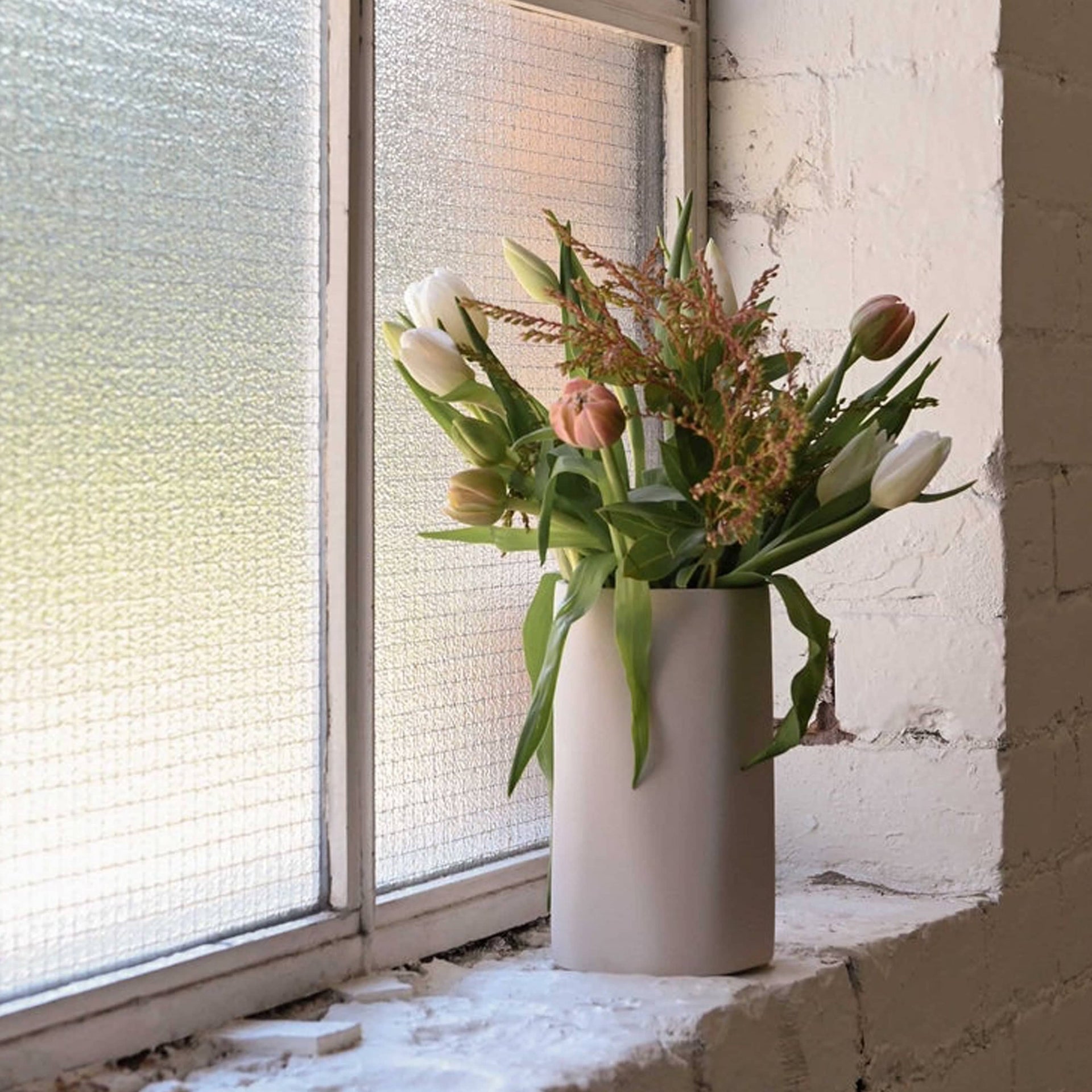 Fossil Vase Small - Bone