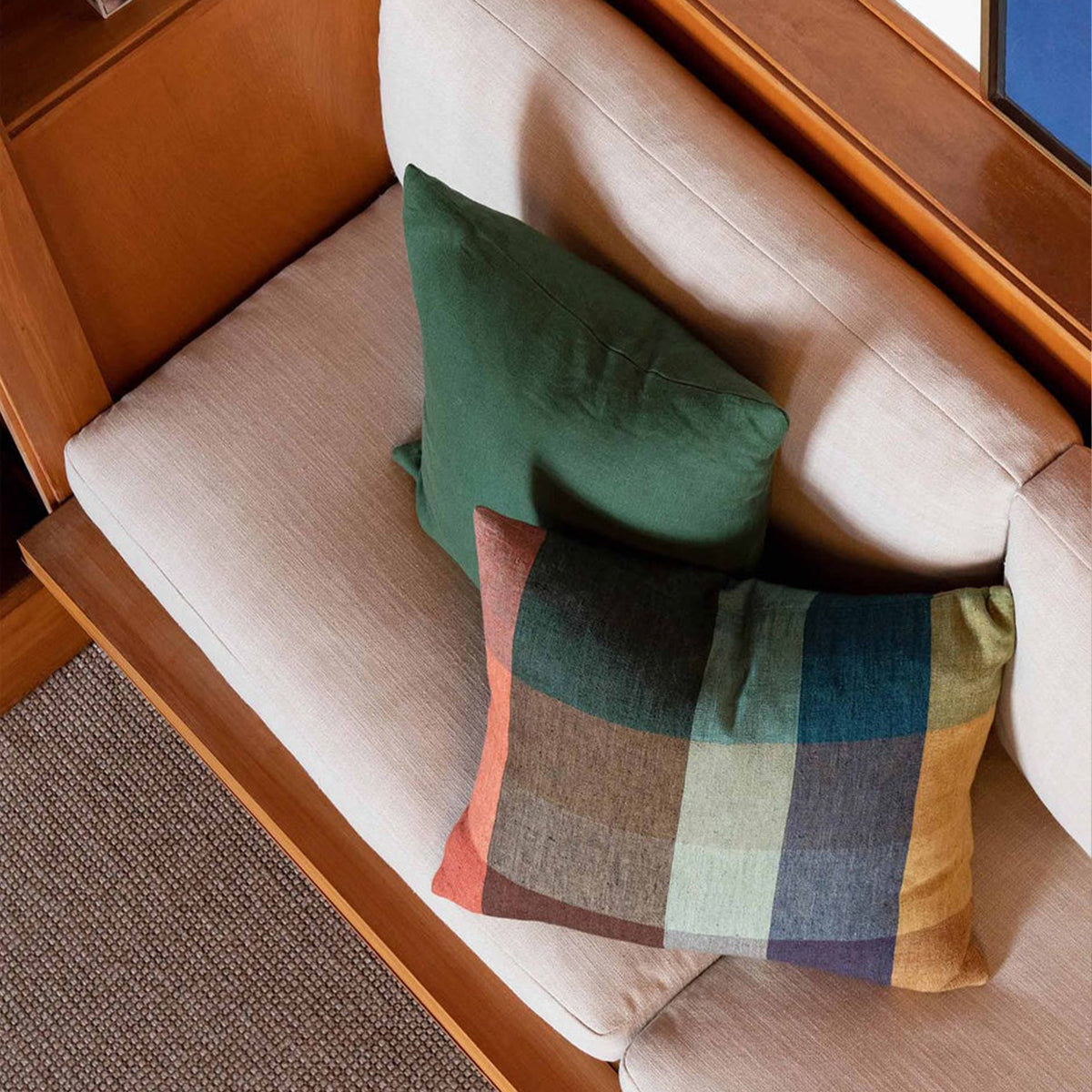 Alba Cushion - Spirulina