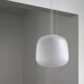 AB Large Pendant - Frosted Clear