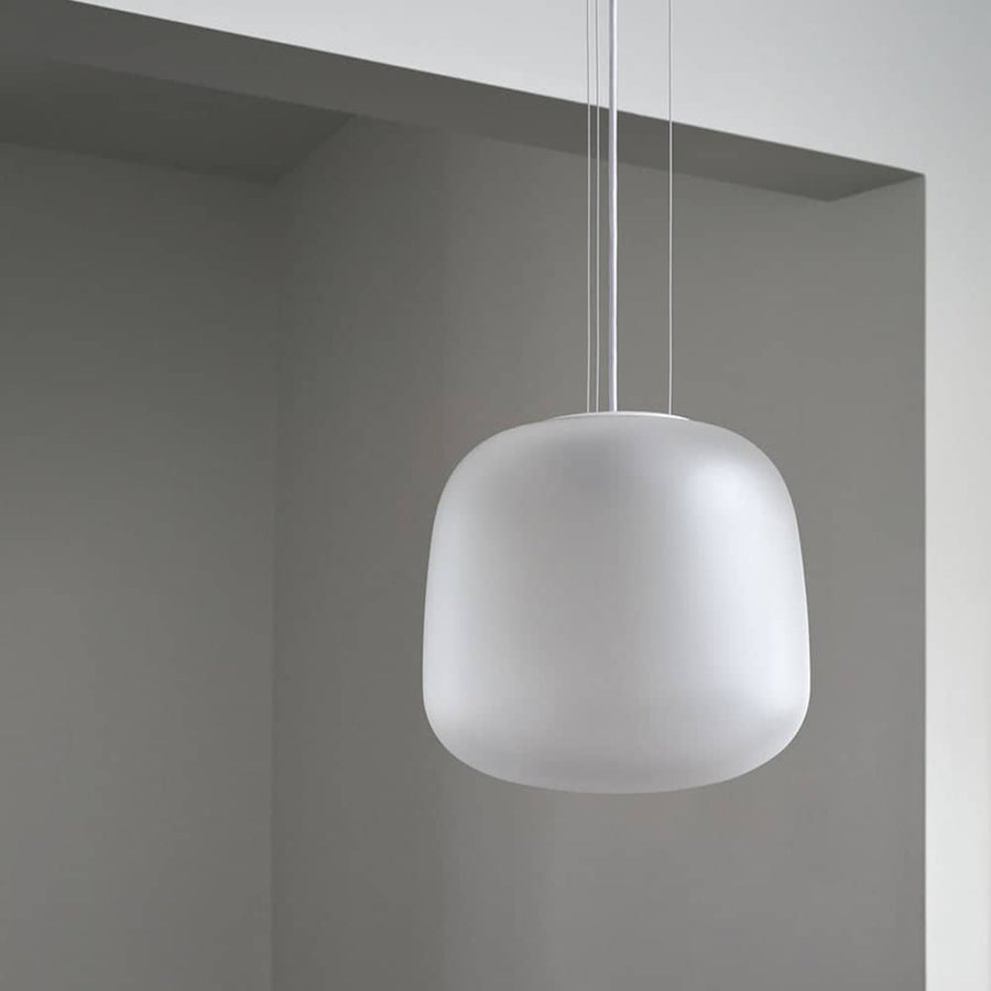 AB Large Pendant - Frosted Clear