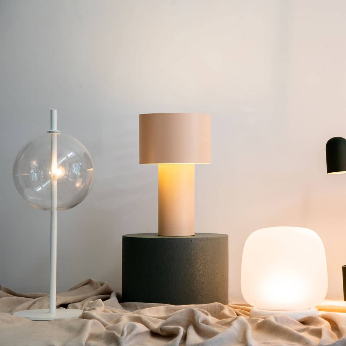 Point Table Lamp - White