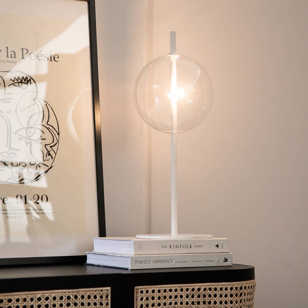 Point Table Lamp - White
