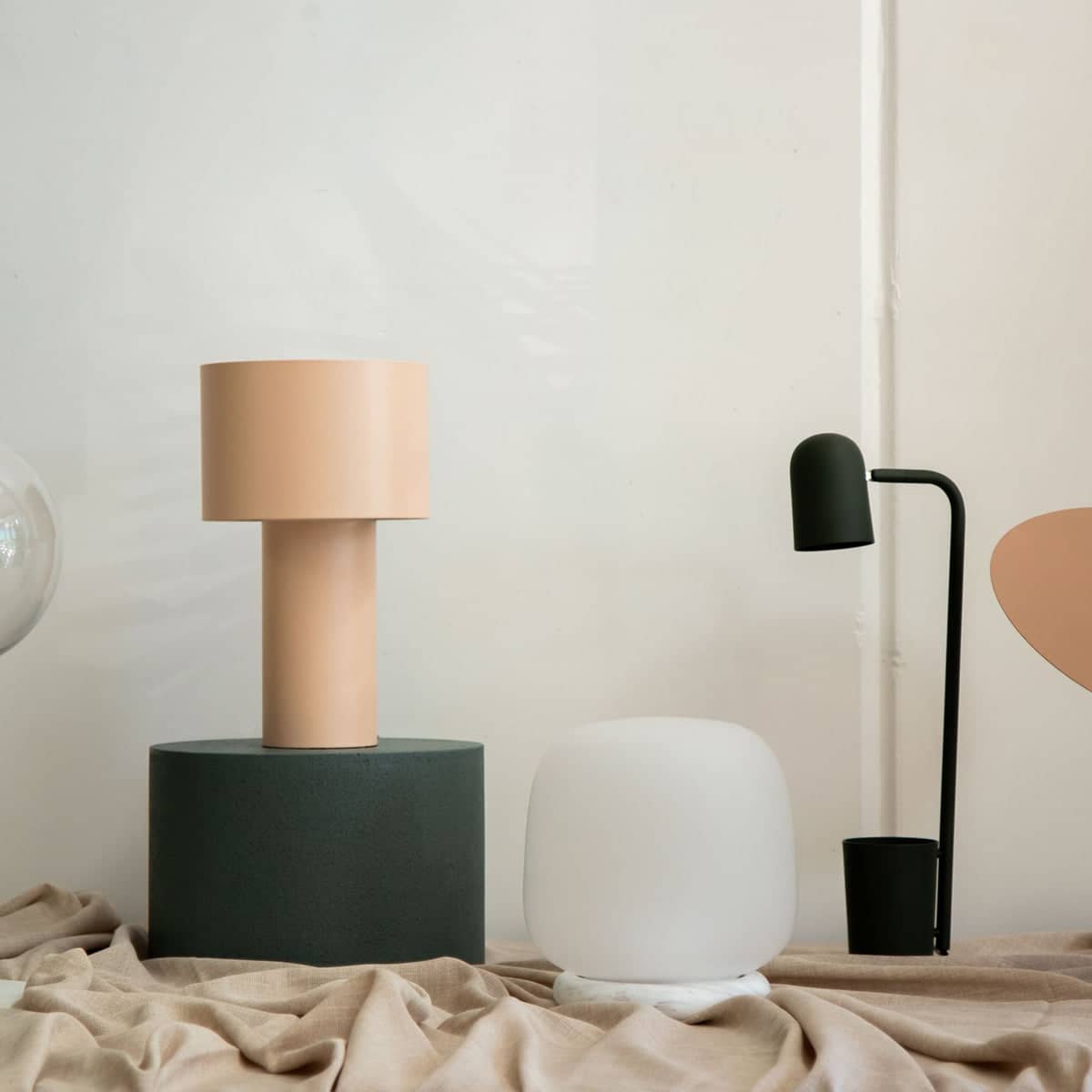 Ab Table Lamp - Frosted Clear