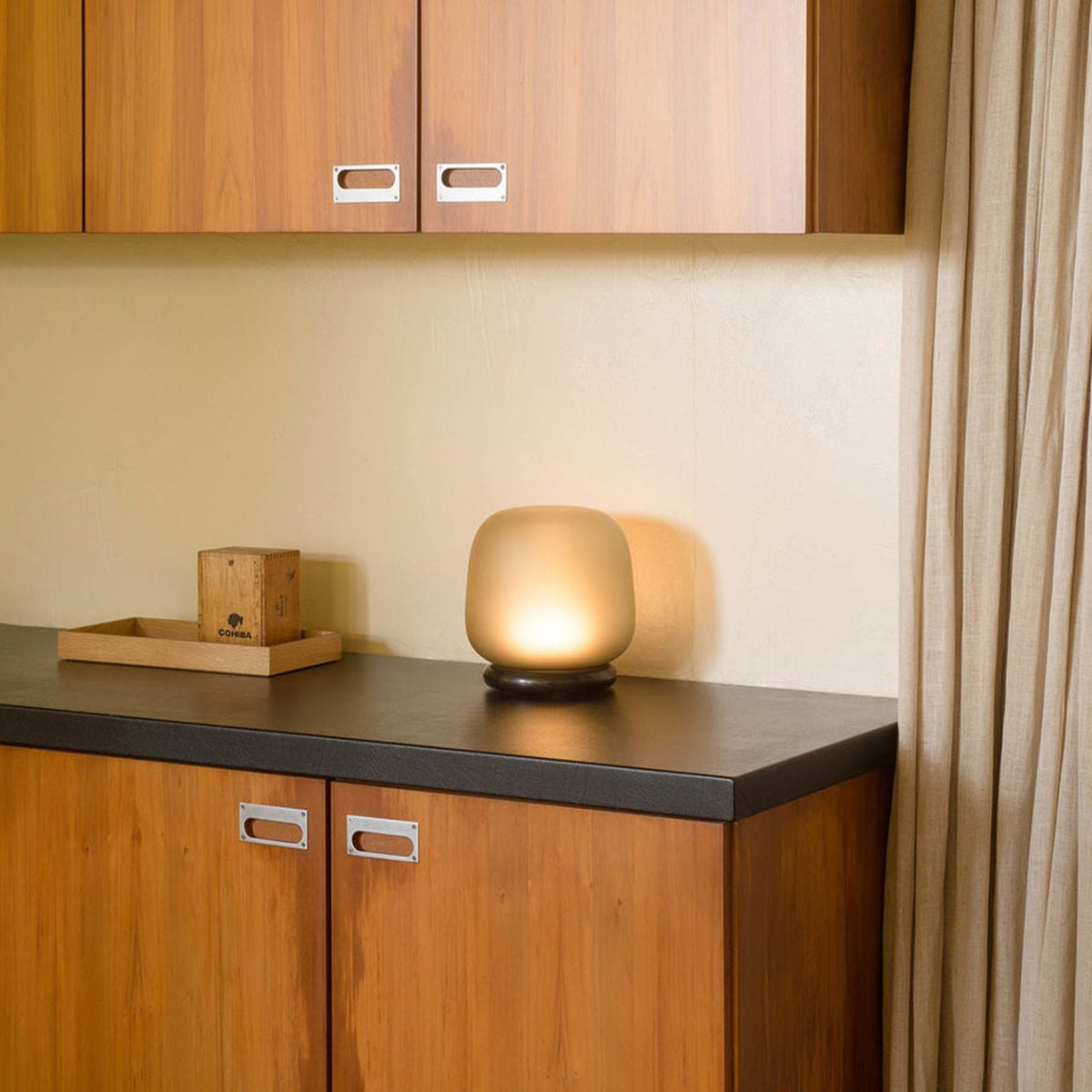 Ab Table Lamp - Smoke Grey/Green