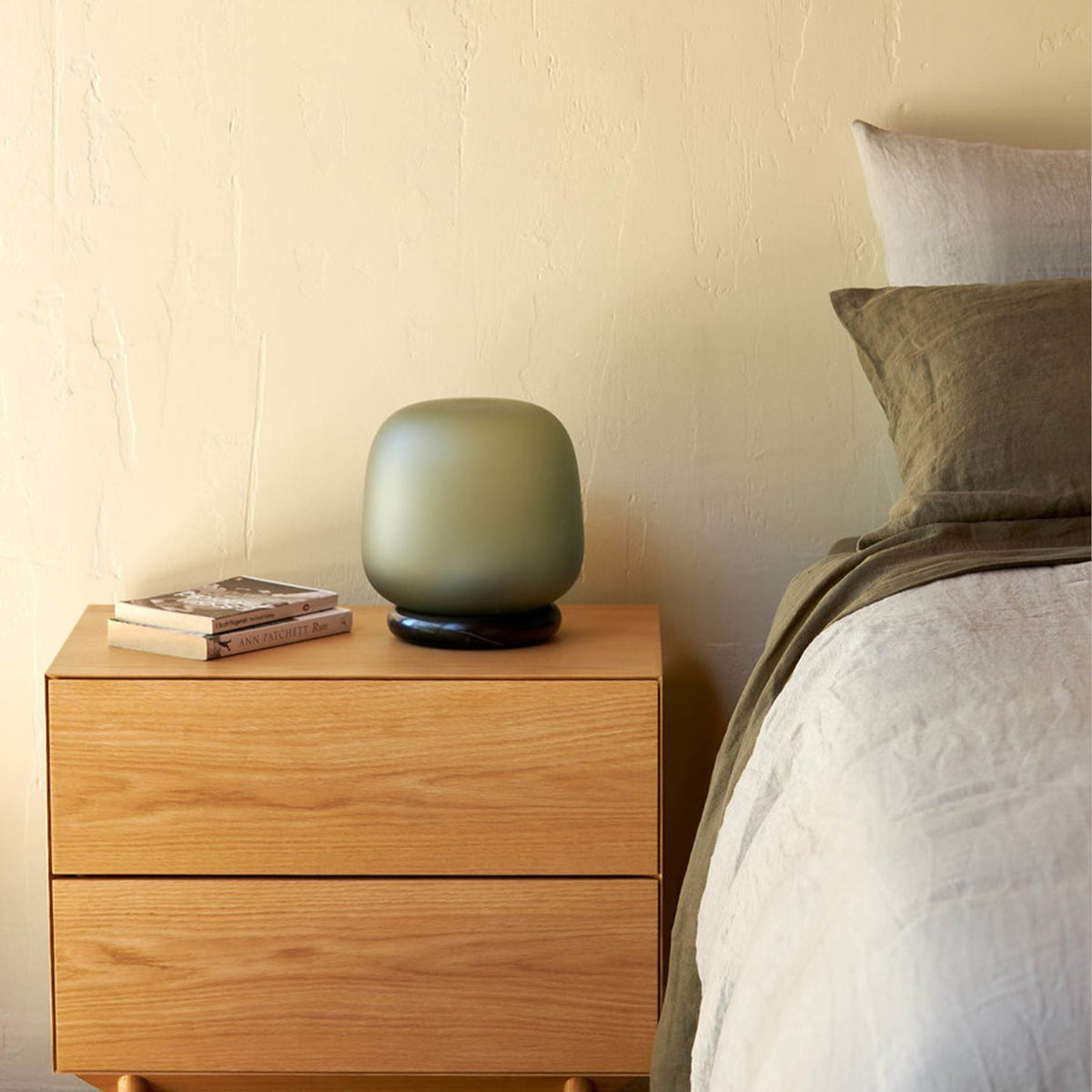 Ab Table Lamp - Smoke Grey/Green