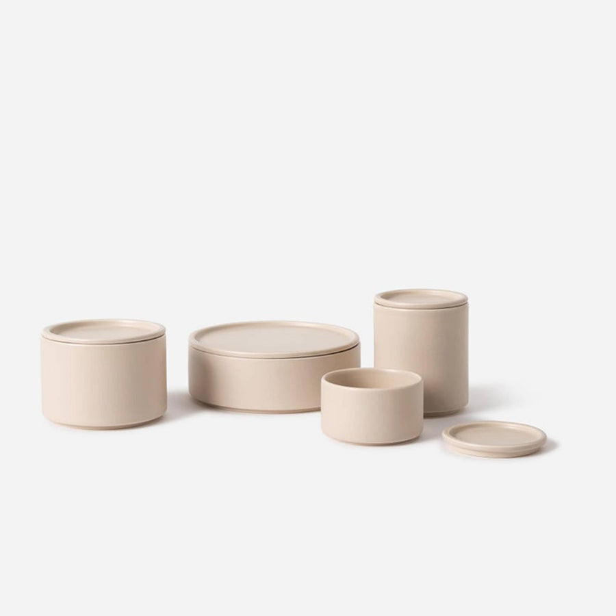 Bower Ceramic Canister Large - Oat