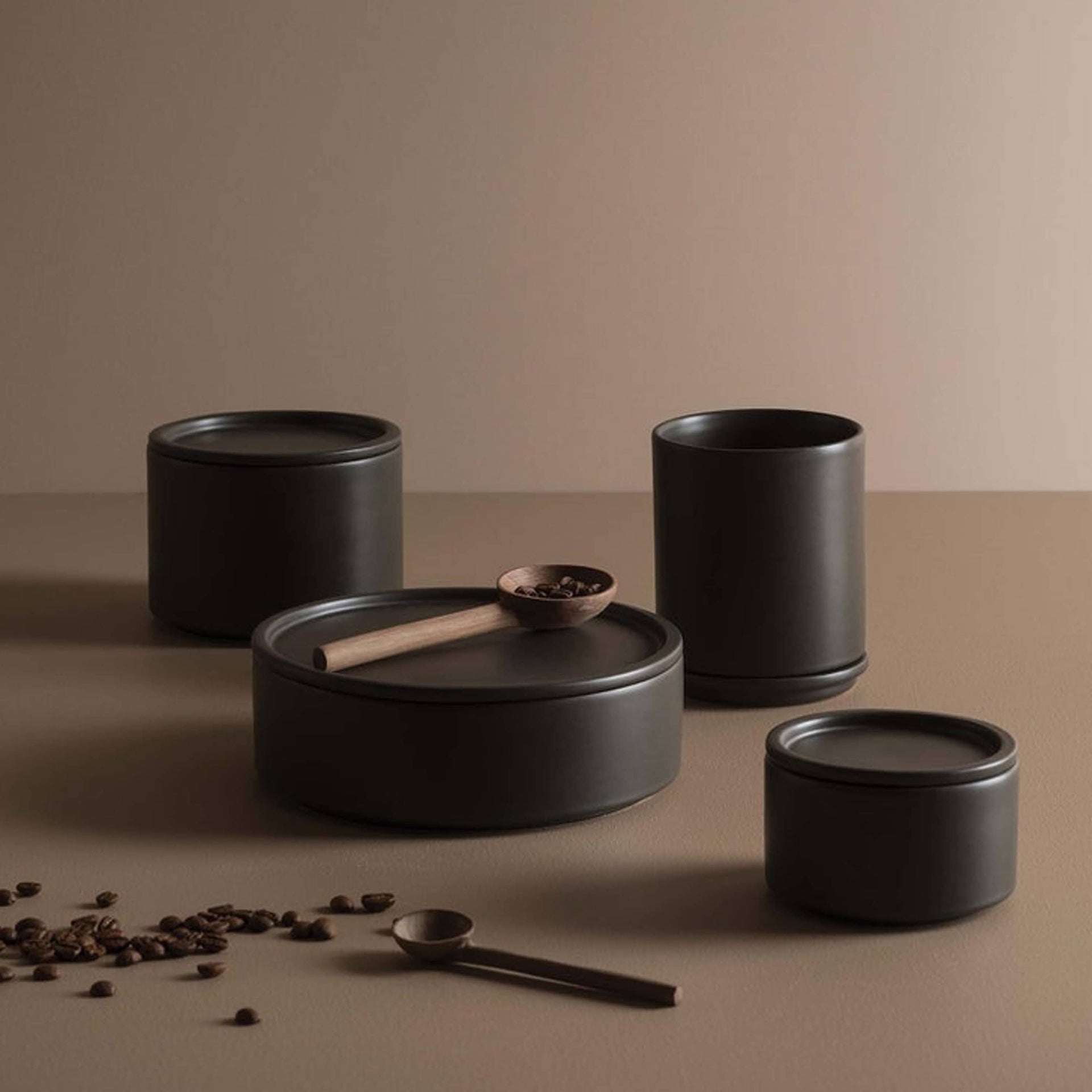 Bower Ceramic Canister Large - Nori