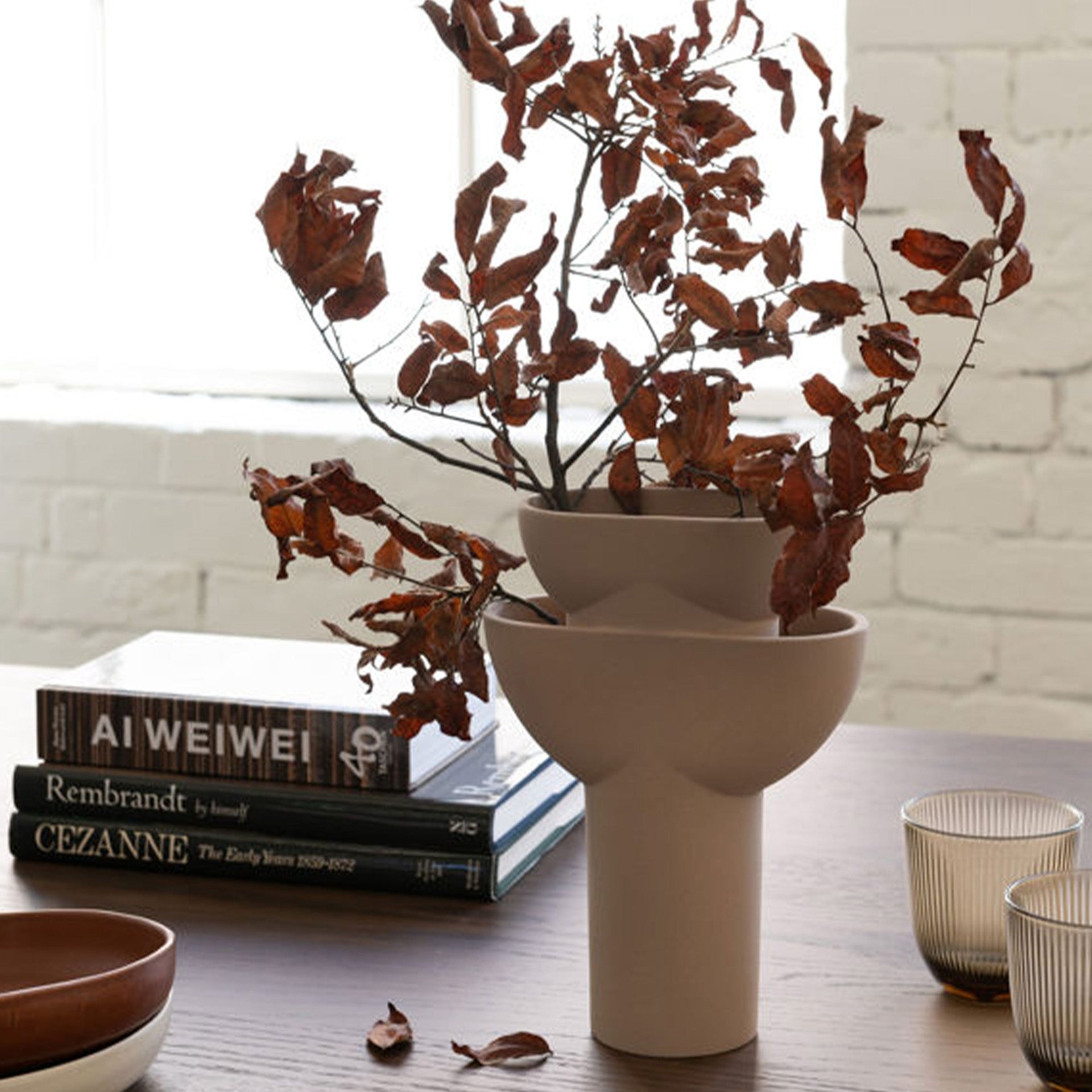 Terrace Vase - Beige