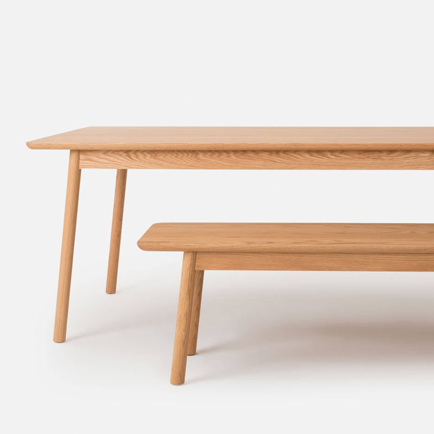 Radial Bench - Oak