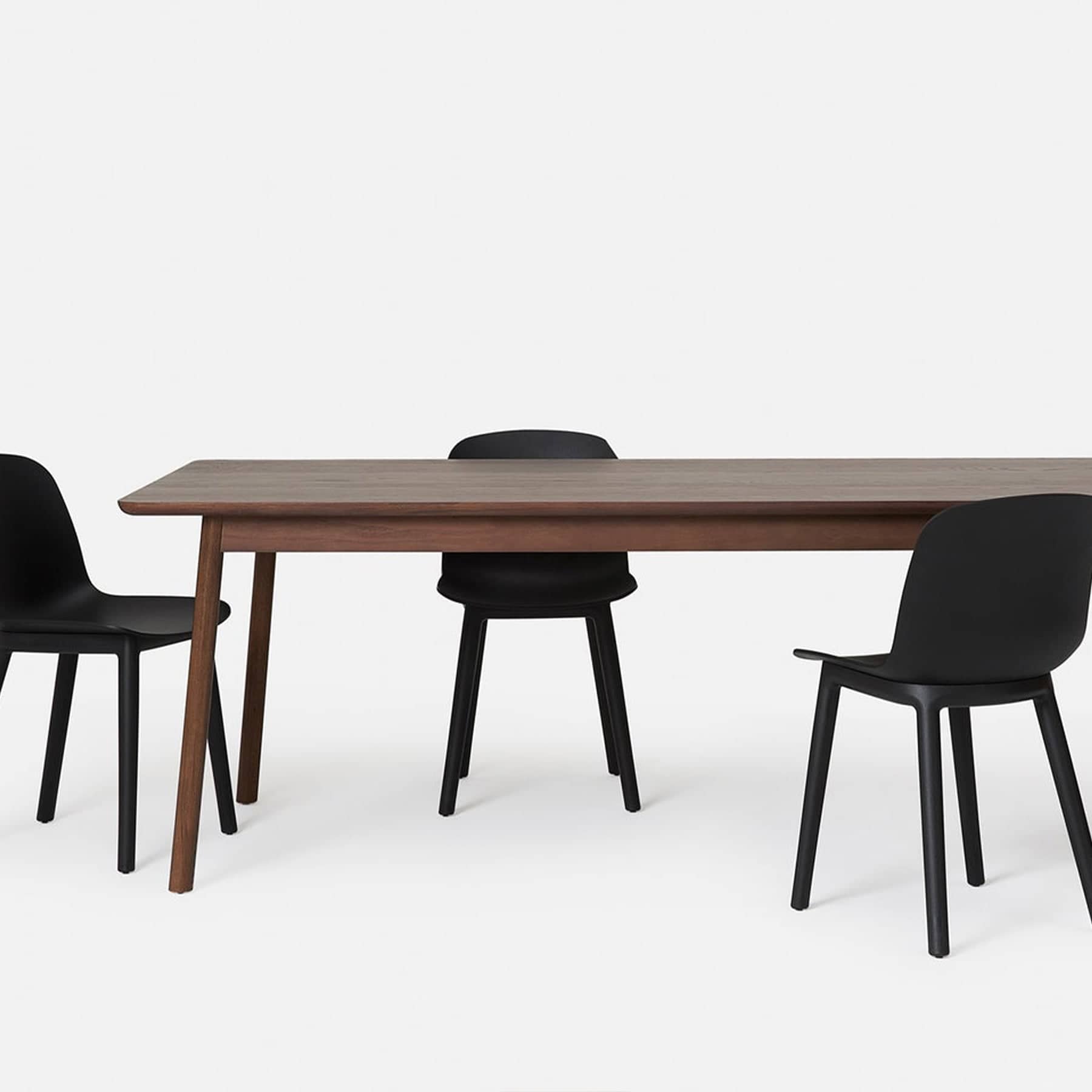 Radial Dining Table 180cm - Dark Oak