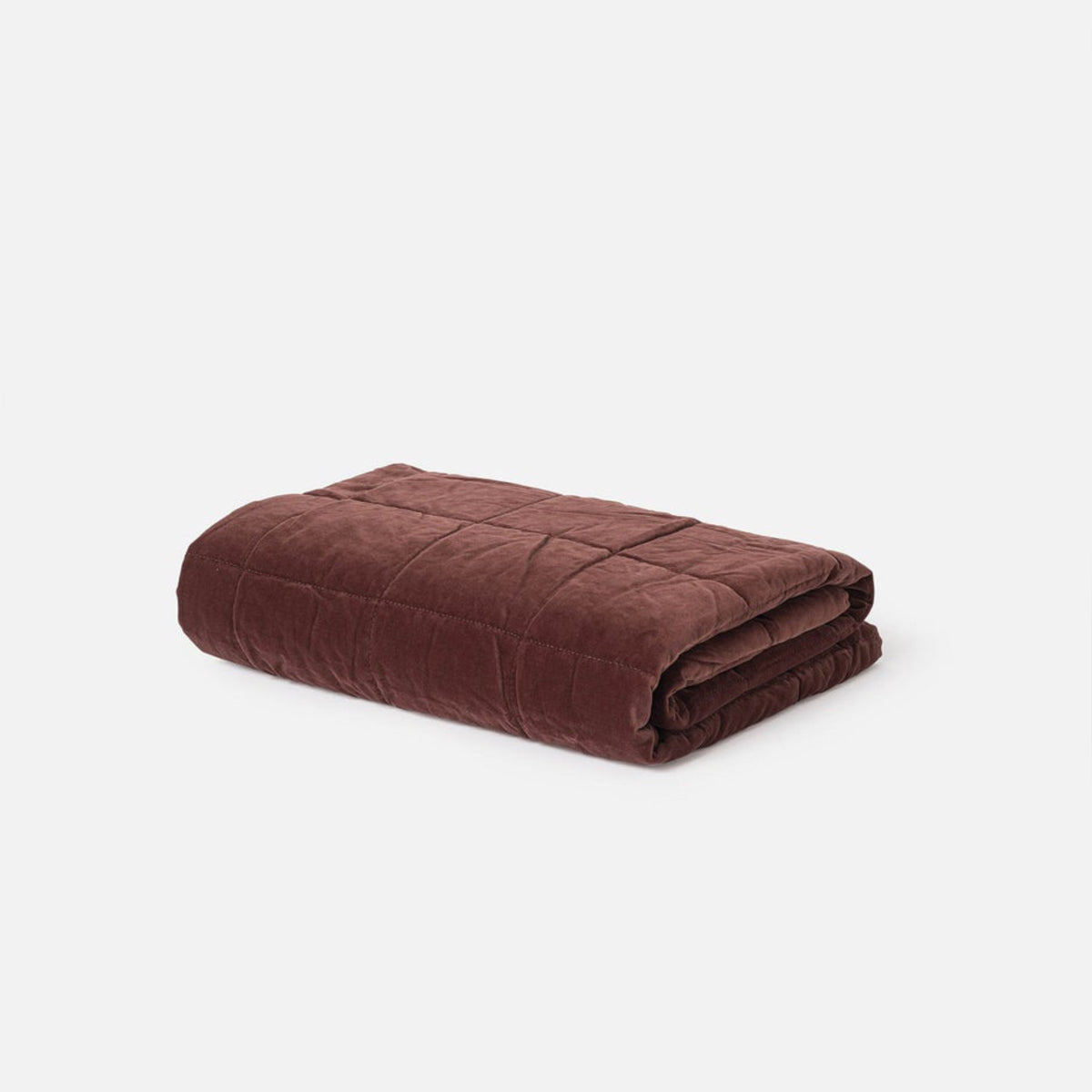Buy Velvet Quilted Throw Mulberry by Citta online RJ Living
