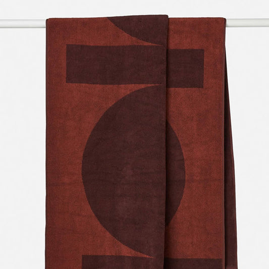 Reflect Beach Towel - Mulberry/Ruby