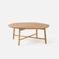 Radial Round Coffee Table - Oak