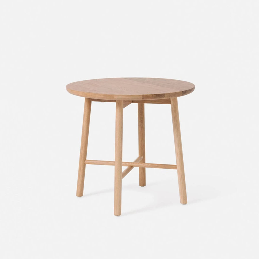 Radial Round Side Table - Oak