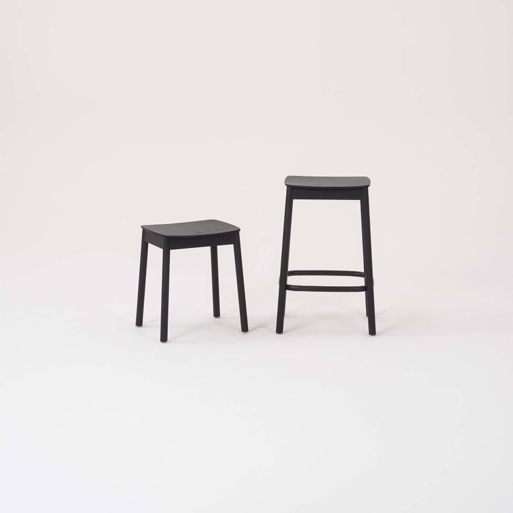 Radial Stool 45cm - Black