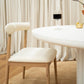 Hush Round Outdoor Dining Table - White Concrete