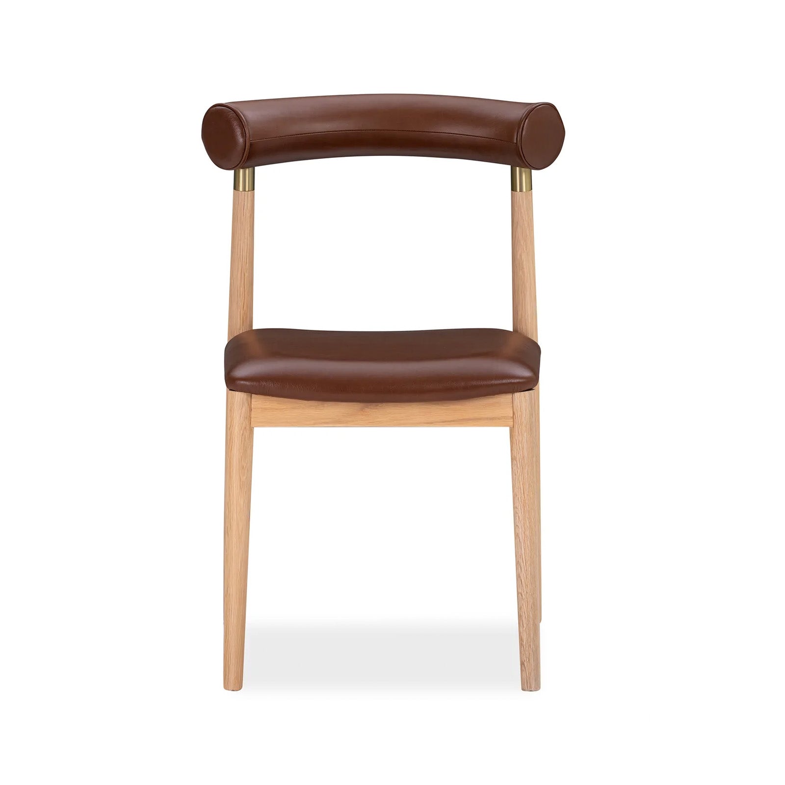 Cluster Dining Chair - Chestnut Leather