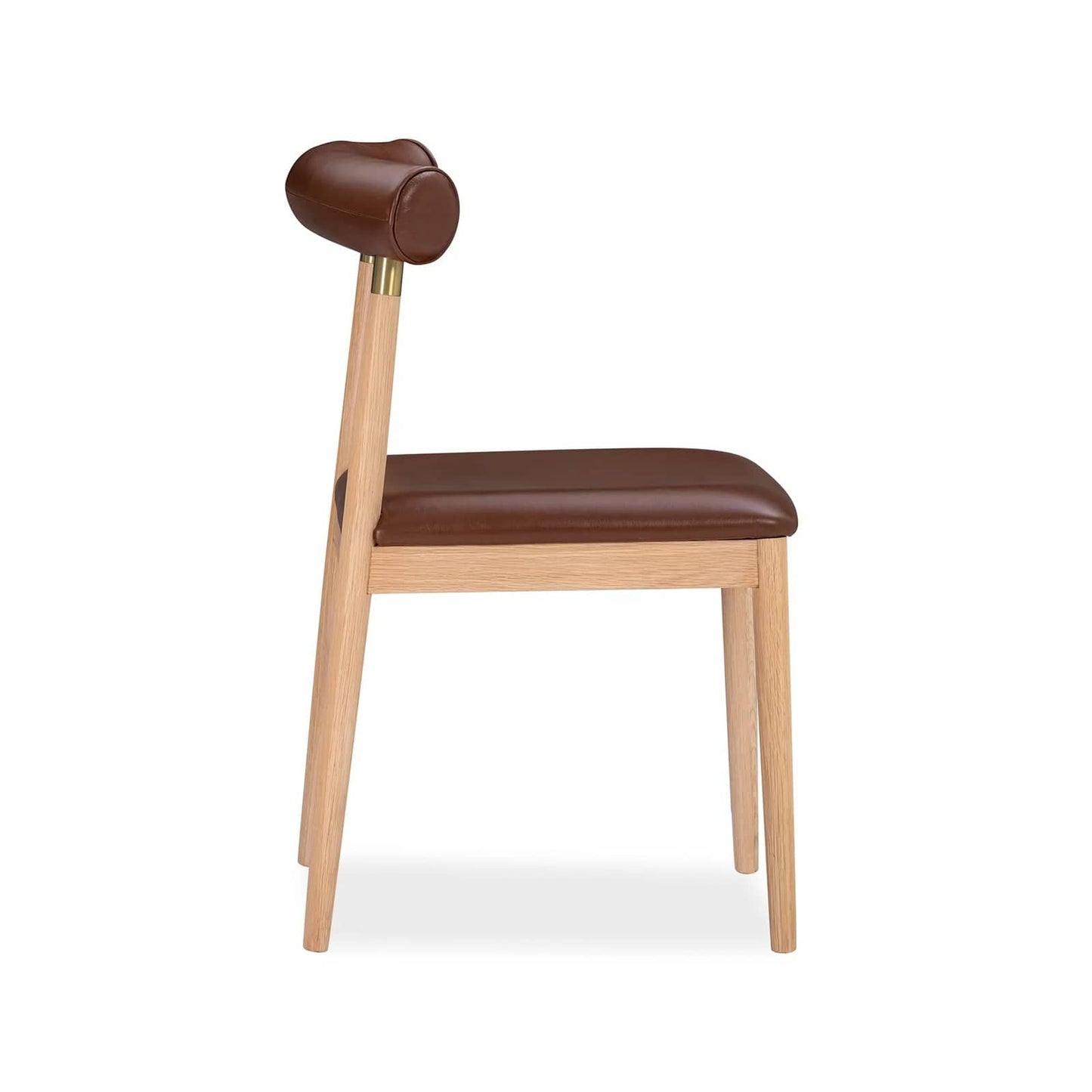 Cluster Dining Chair - Chestnut Leather