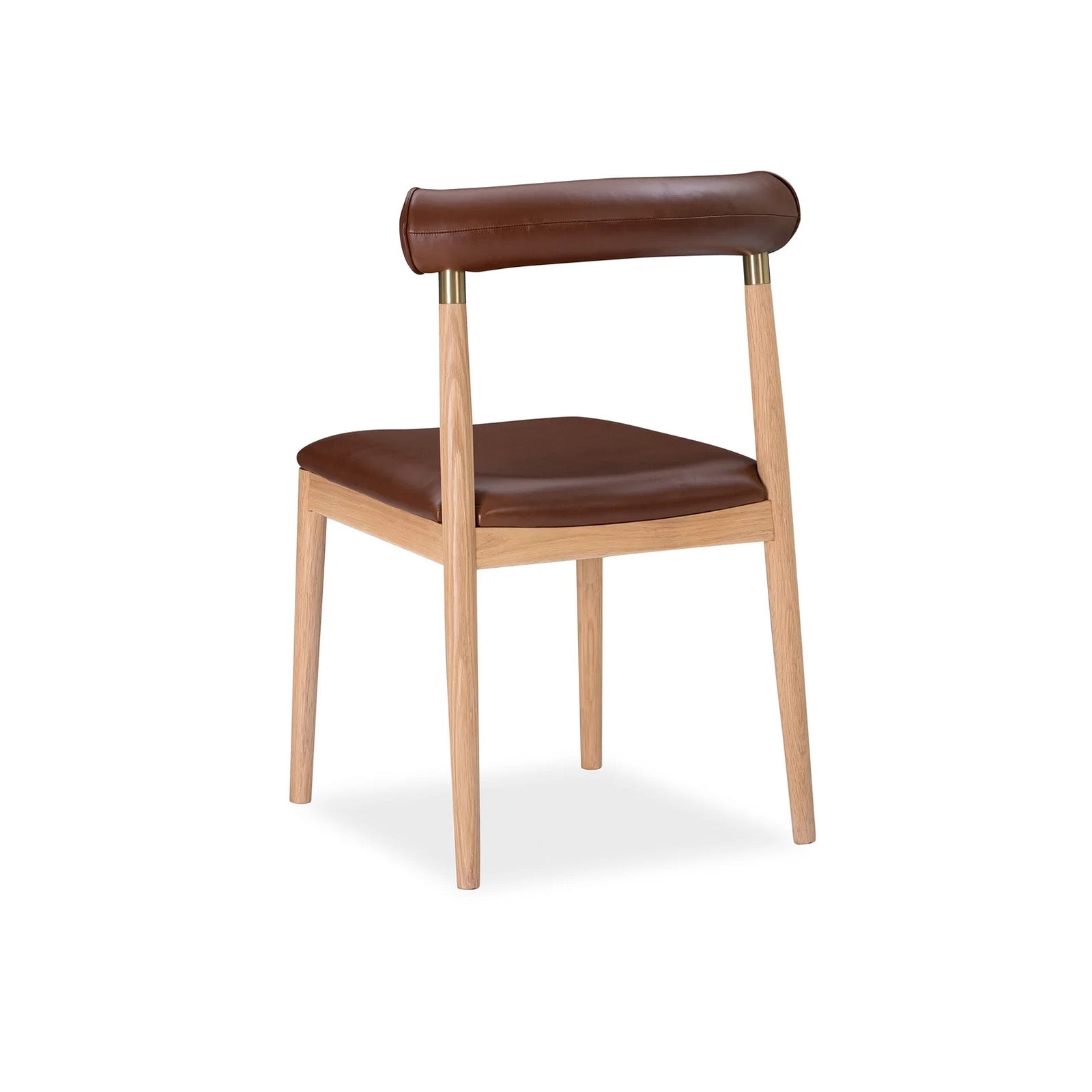 Cluster Dining Chair - Chestnut Leather