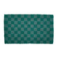 Checkers Door Mat - Green