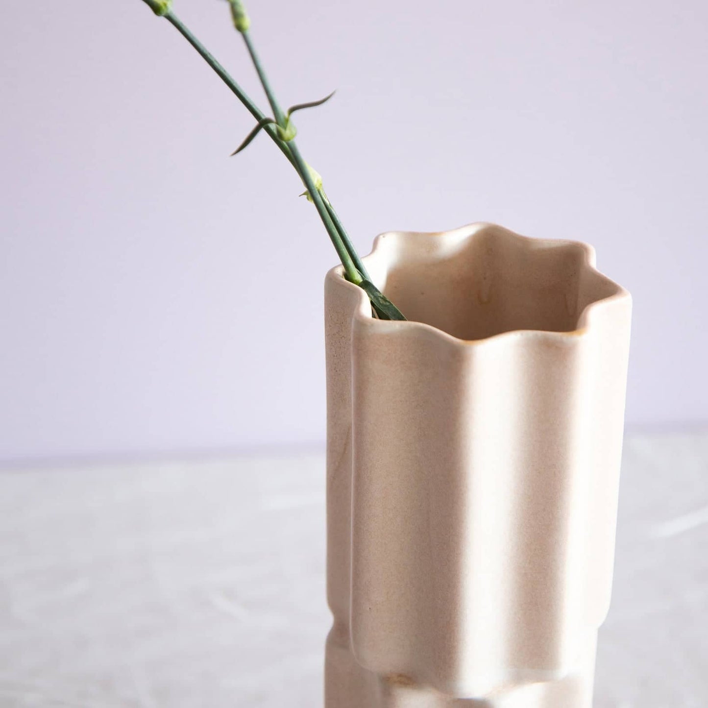 Skinny Stacked Vase - Saltlake