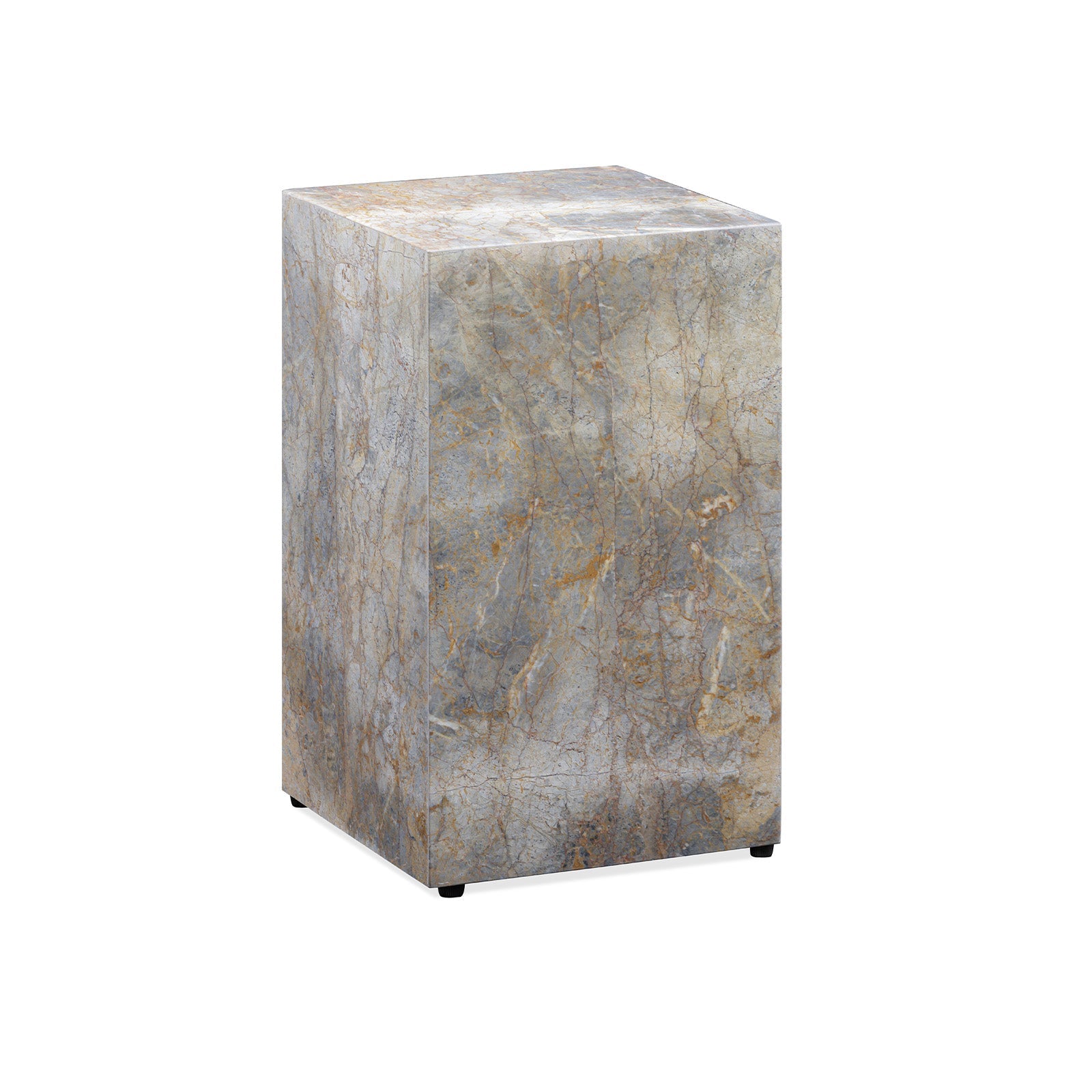 Stage Marble Side Table Tall - Earth Marble