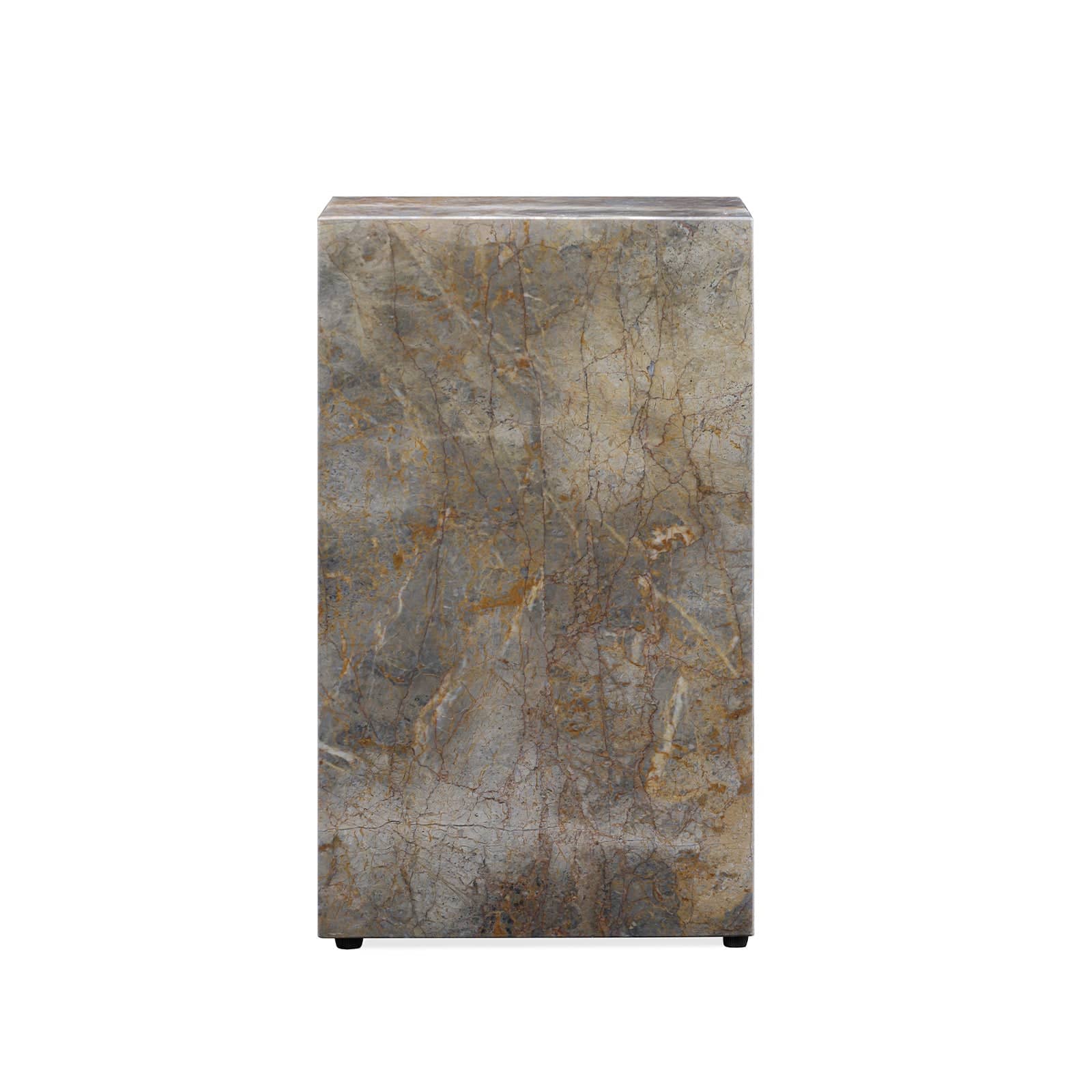 Stage Marble Side Table Tall - Earth Marble