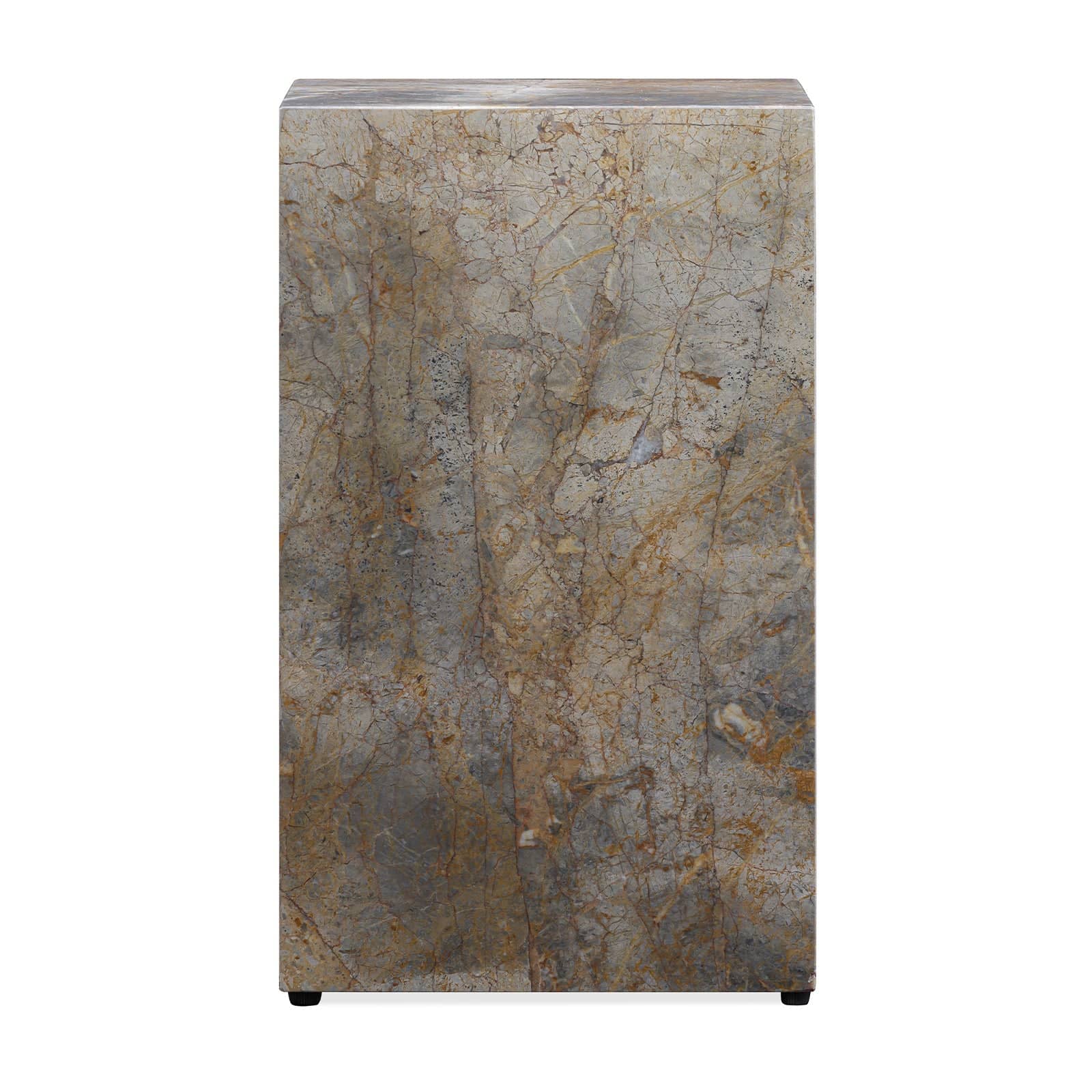 Stage Marble Side Table Tall - Earth Marble