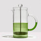 Two Tone Coffee Plunger - Clear/Green