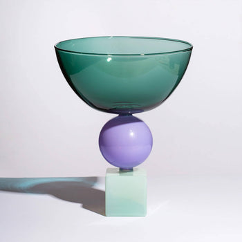 Geo Bowl - Teal/Lilac/Jade